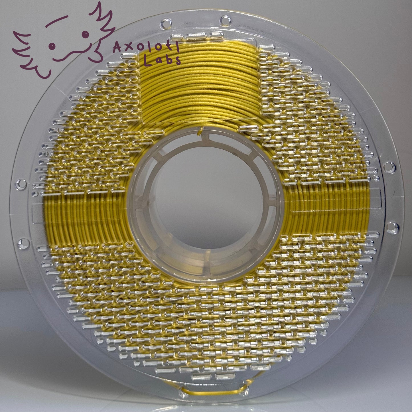 Filamento PLA Silk Axolotl Labs Dorado Cian 1kg.