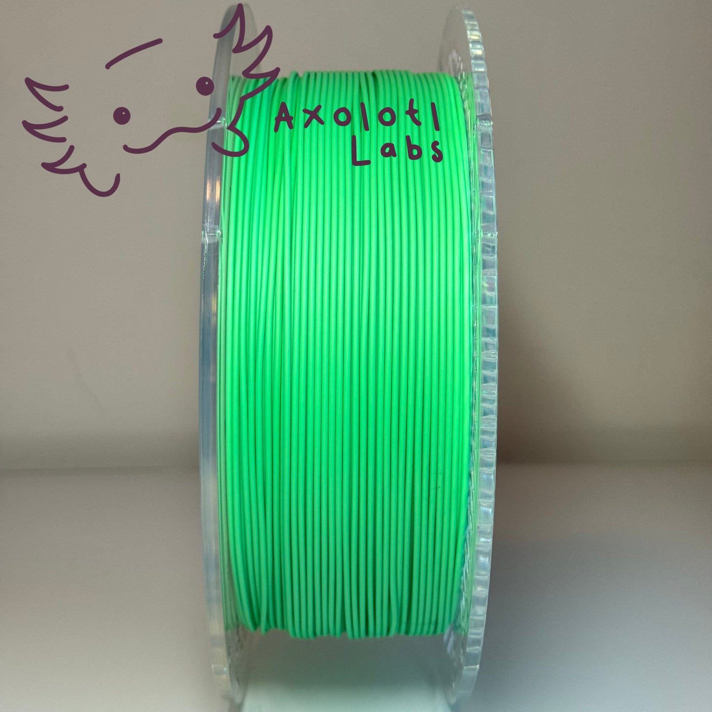 Filamento PLA Matte Axolotl Labs Verde Esmeralda 1kg.